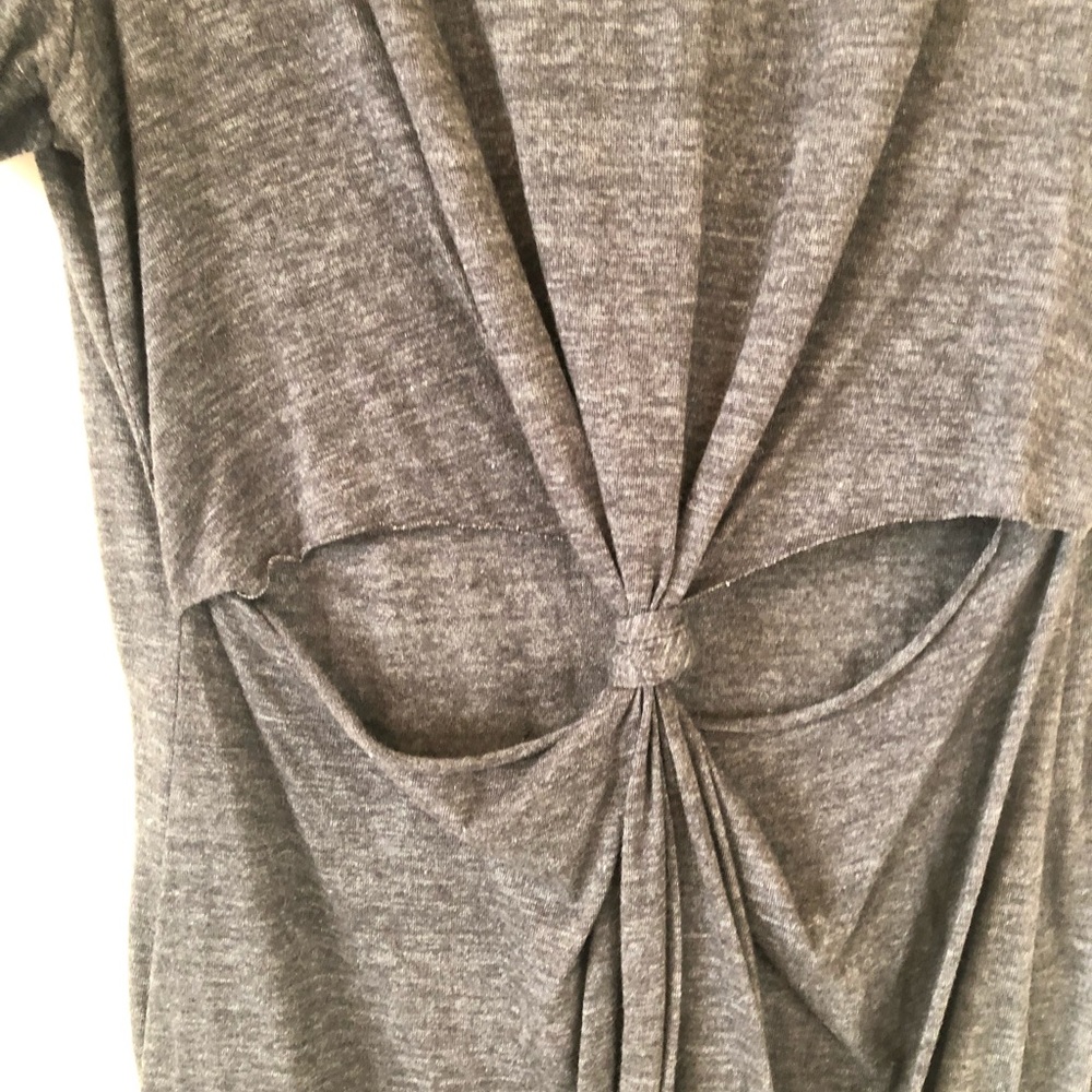 Tied shirt dress